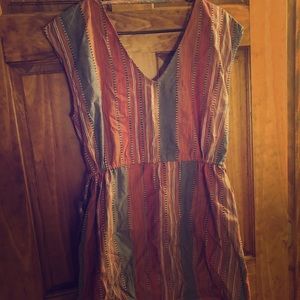 NWT Denim bohemian stripped dress